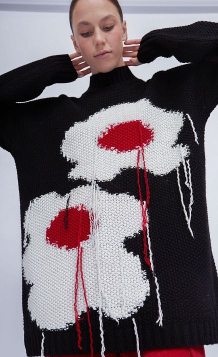  GRIOL. Джемпер жен. 310454.15303.8201F Чёрный 