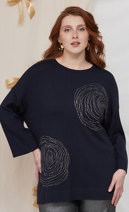  GRIOL. Джемпер жен. 310249.33303.9600L Т.синий1 