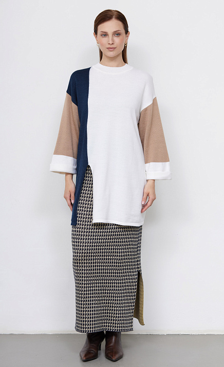  GRIOL. Туника жен. 310542.01303.0796G Молочно синий 