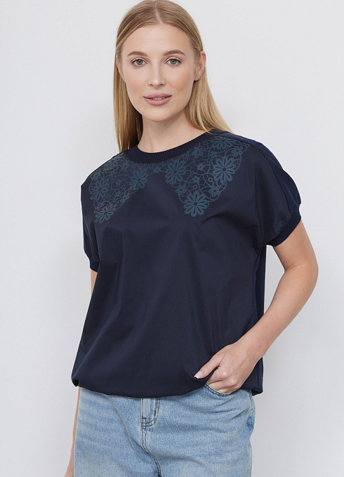  GRIOL. Джемпер жен. 311030.03313.9898E Тёмно-синий GRIOL