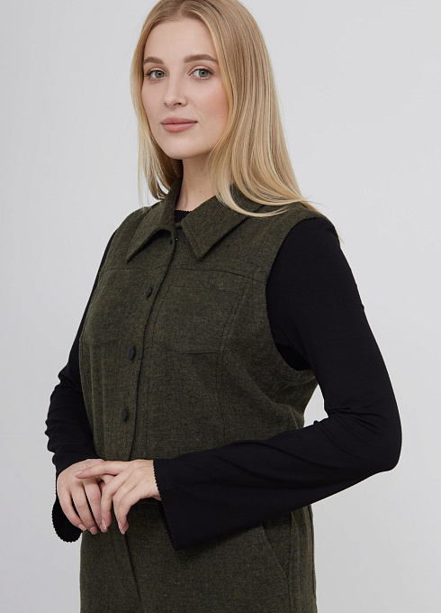  GRIOL. Жилет жен. 380093.09312.3100N Зелёный GRIOL