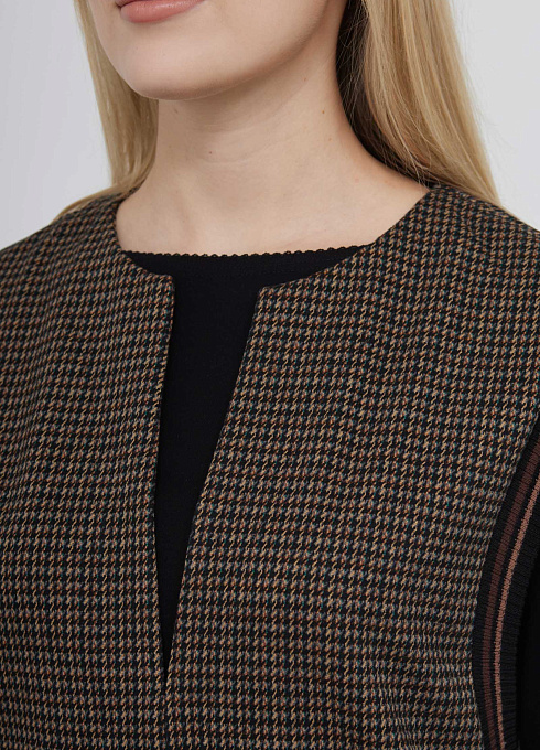  GRIOL. Жилет жен. 380020.6_313.8203Z Коричневый GRIOL