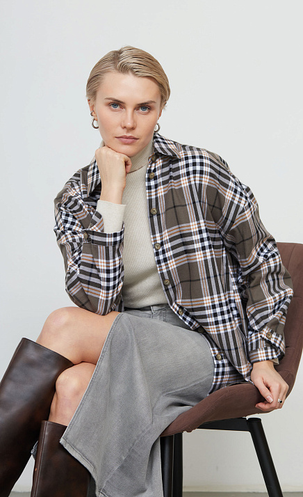 Рубашка фланелевая в клетку GRIOL