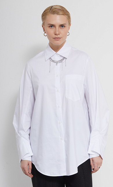 Рубашка oversize из хлопка GRIOL
