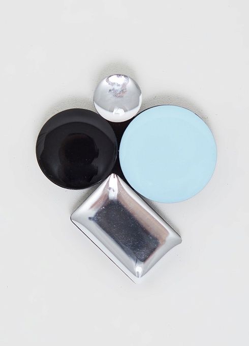  GRIOL. Брошь Виноградная гроздь (серебро-синий) GRIOL