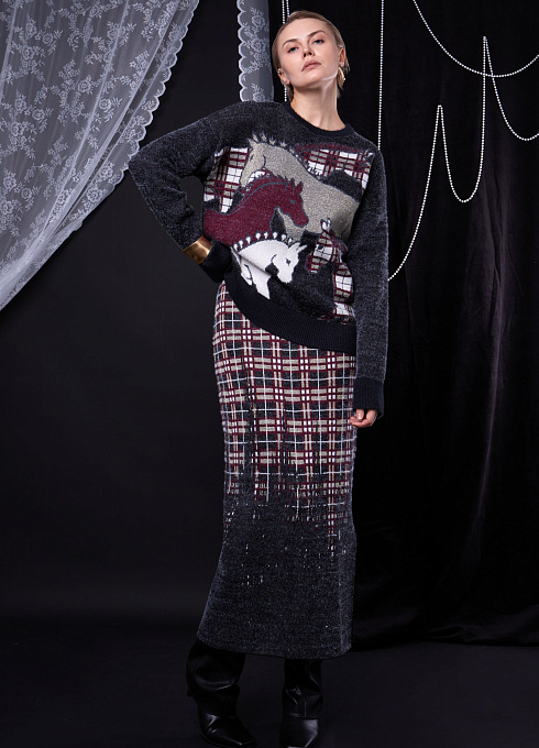  GRIOL. Юбка жен. 350123.33303.8101P Мультиколор GRIOL