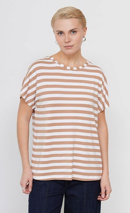  GRIOL. Джемпер жен. 310893УК.6_313.0902S бежевый/белый 