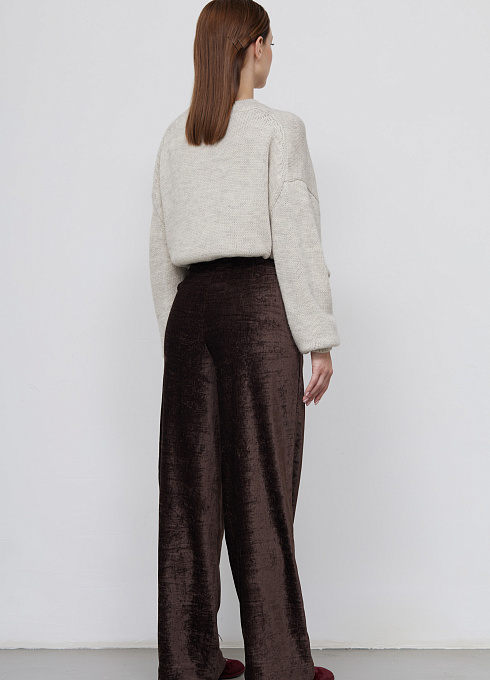 Брюки жен. 320335Т.6_312.1100N Шоколадный  (5)