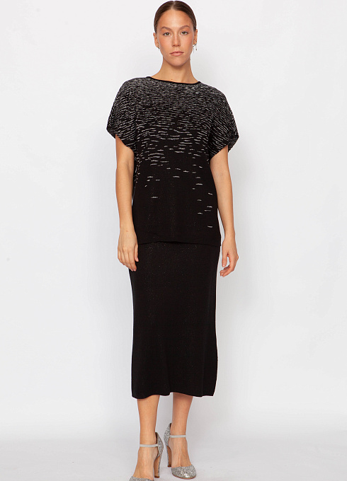  GRIOL. Юбка жен. 350101.33303.8200L Чёрный GRIOL