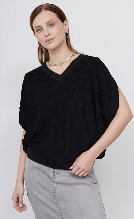 GRIOL. Джемпер жен. 311144.6_313.8200F Черный GRIOL GRIOL. Джемпер жен. 311144.6_313.8200F Черный