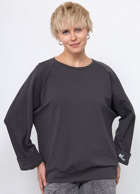  GRIOL. Джемпер жен. 311139.03313.7700E Тёмно-серый GRIOL