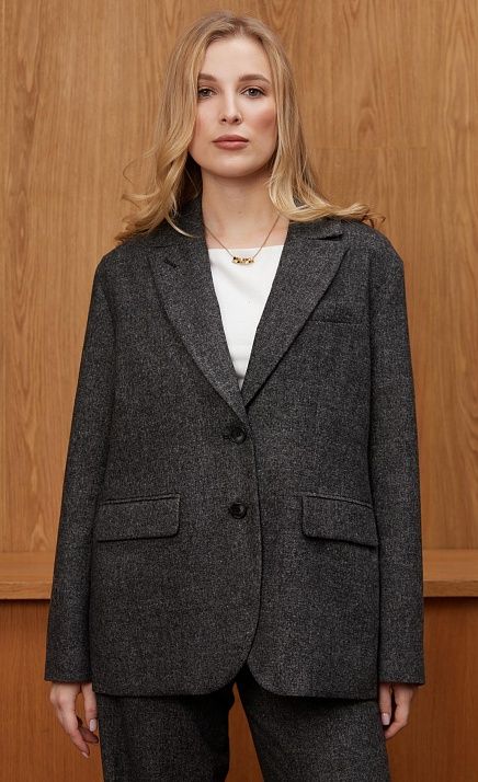  GRIOL. Жакет жен. 378176.11312.8201M Серый меланж 