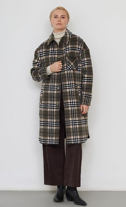 GRIOL. Пальто жен. 534487.11208.3401Р Хаки GRIOL GRIOL. Пальто жен. 534487.11208.3401Р Хаки