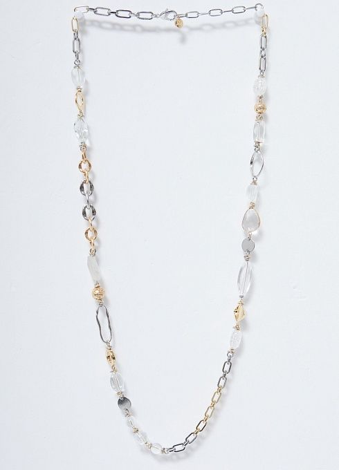  GRIOL. Колье Игристое 2 Прозрачный GRIOL