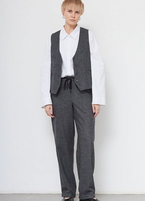 Брюки жен. 324259.11312.8201M Серый меланж (4)