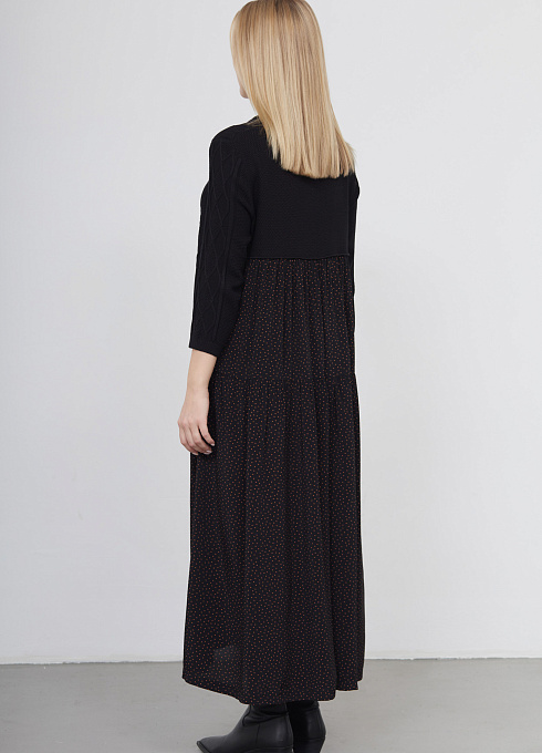  GRIOL. Платье жен. 360208УД.03313.8223D Чёрный GRIOL