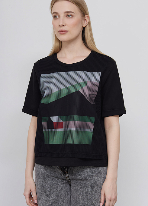  GRIOL. Джемпер жен. 311075отР.6_313.8200E Черный GRIOL