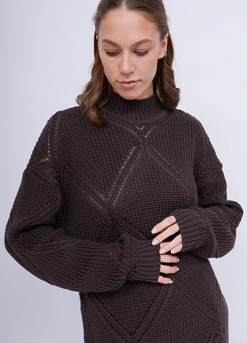  GRIOL. Джемпер жен. 310319.01303.0600N Коричнево-серый GRIOL