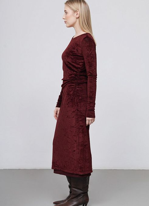 Платье жен. 360323.03313.4700N Бордовый  (1)