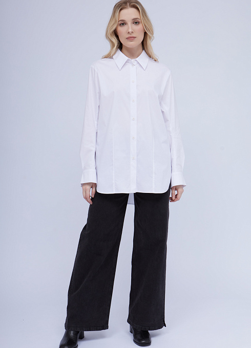 Рубашка oversize с разрезами GRIOL