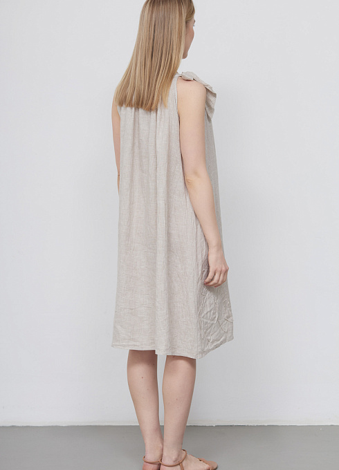  GRIOL. Платье жен. 363910.38312.0208Р Бело-песочный GRIOL