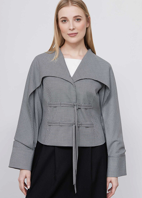  GRIOL. Жакет жен. 374579.11312.8202Z Чёрно-белый GRIOL