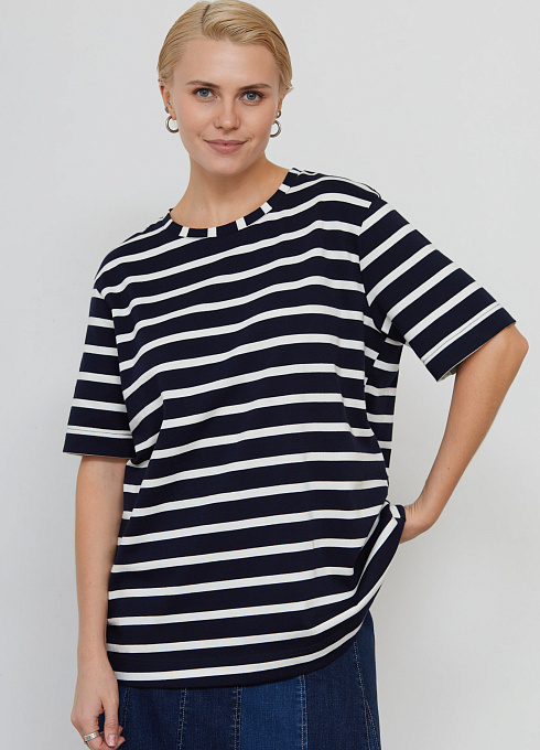  GRIOL. Джемпер жен. 310968Р.6_313.9807S Бело-синий GRIOL