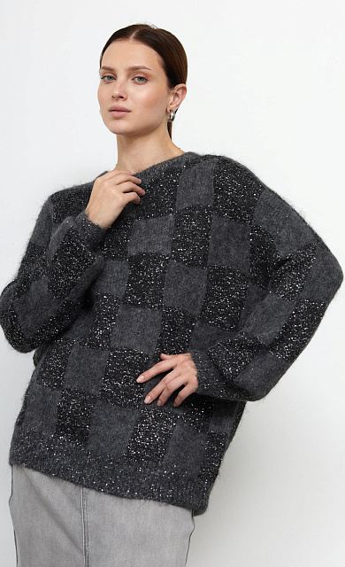  GRIOL. Джемпер жен. 314019.42303.8200P Чёрно-серый 