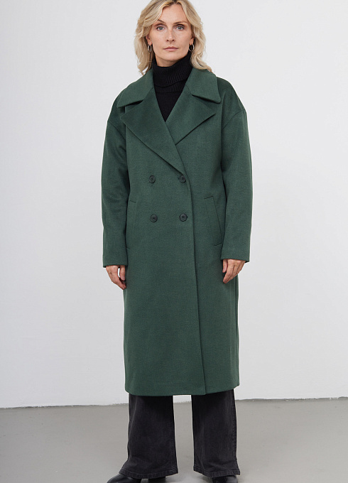  GRIOL. Пальто жен. 534390.11208.2900N Изумрудный GRIOL