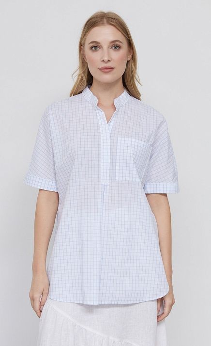 Рубашка удлиненная в клетку GRIOL Рубашка удлиненная в клетку GRIOL