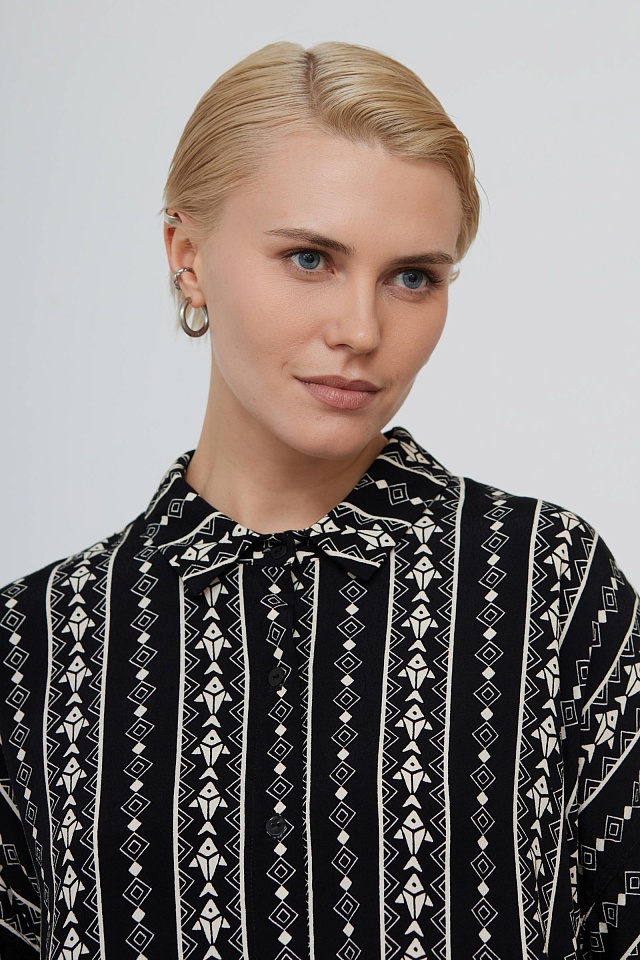 Блузка жен. 311057.03312.8222G Чёрный (1)