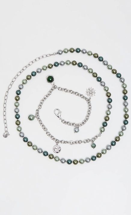 GRIOL. Колье-трансформер Полюшко 1 Зеленый GRIOL GRIOL. Колье-трансформер Полюшко 1 Зеленый