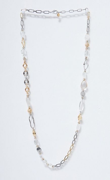  GRIOL. Колье Игристое 2 Прозрачный 