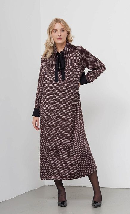  GRIOL. Платье жен. 360329.03312.1101Y Коричневый 