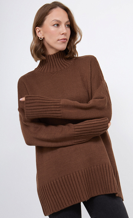 GRIOL. Джемпер жен. 310448.15303.5900N Коричневый GRIOL GRIOL. Джемпер жен. 310448.15303.5900N Коричневый