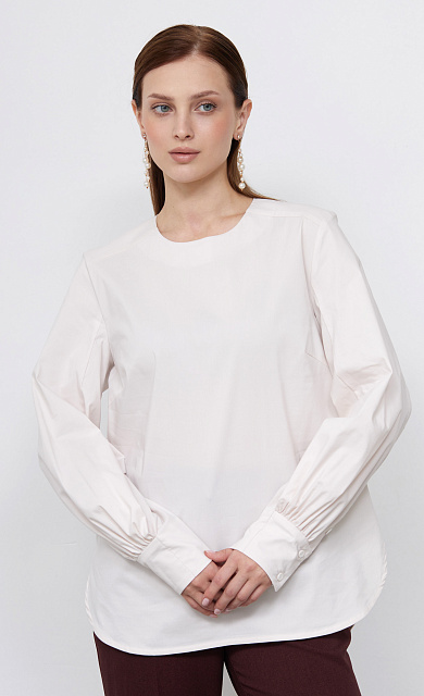 Блуза oversize из поплина GRIOL