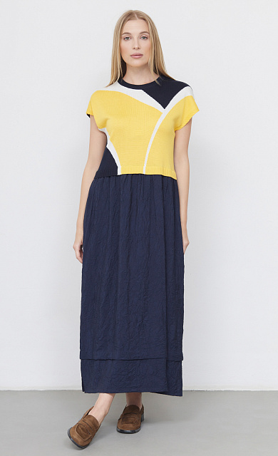  GRIOL. Платье жен. 360268.33312.9621N Тёмно-синий 