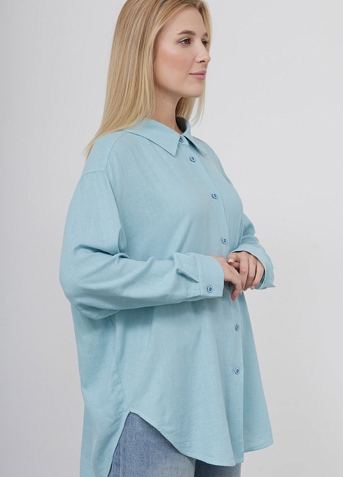 Рубашка изо льна и хлопка GRIOL