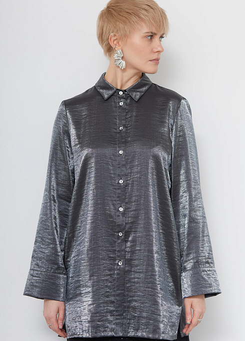 Блузка с эффектом металлик GRIOL