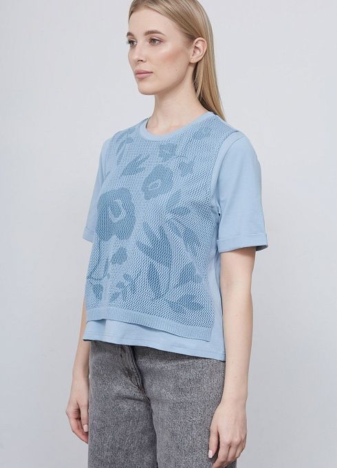 Джемпер жен. 311075.6_313.1600E Голубой  (4)