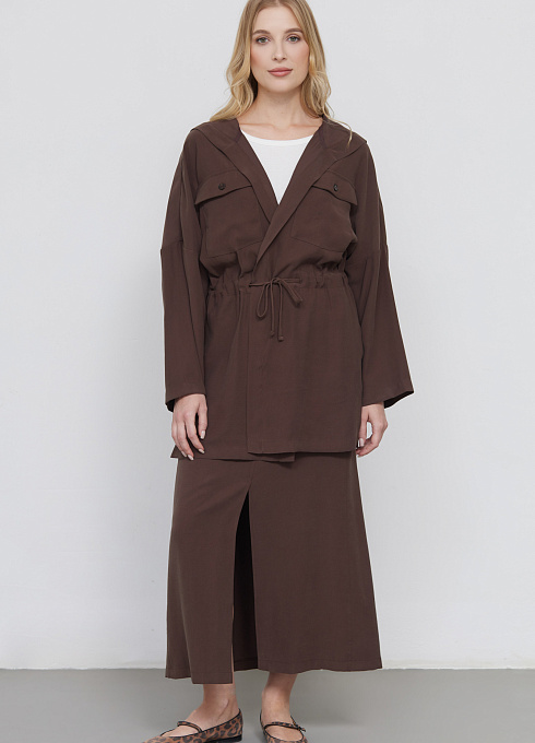  GRIOL. Жакет жен. 370085.6_312.1100N Коричневый GRIOL