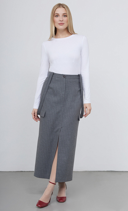 GRIOL. Юбка жен. 358173.11312.7602S Серый GRIOL GRIOL. Юбка жен. 358173.11312.7602S Серый