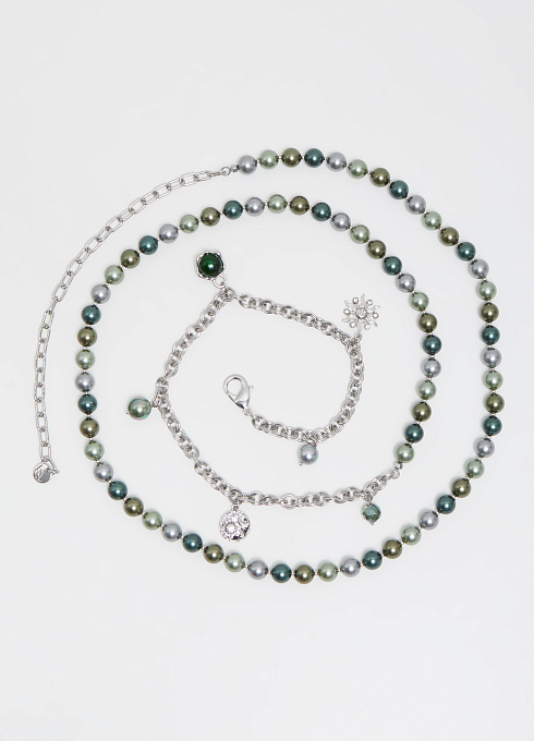  GRIOL. Колье-трансформер Полюшко 1 Зеленый GRIOL