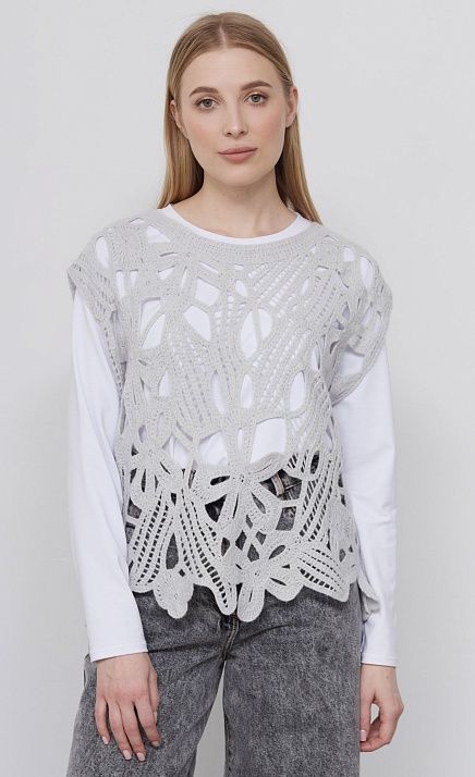  GRIOL. Жилет жен. 384502.42303.7700F Серый 