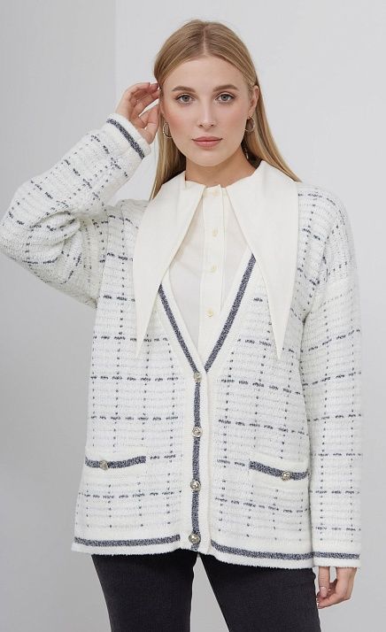 GRIOL. Жакет жен. 370223.15303.0782P Молочный GRIOL GRIOL. Жакет жен. 370223.15303.0782P Молочный
