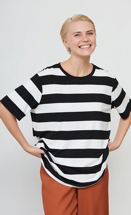  GRIOL. Джемпер жен. 310968Р.6_313.8202S Черный/белый 