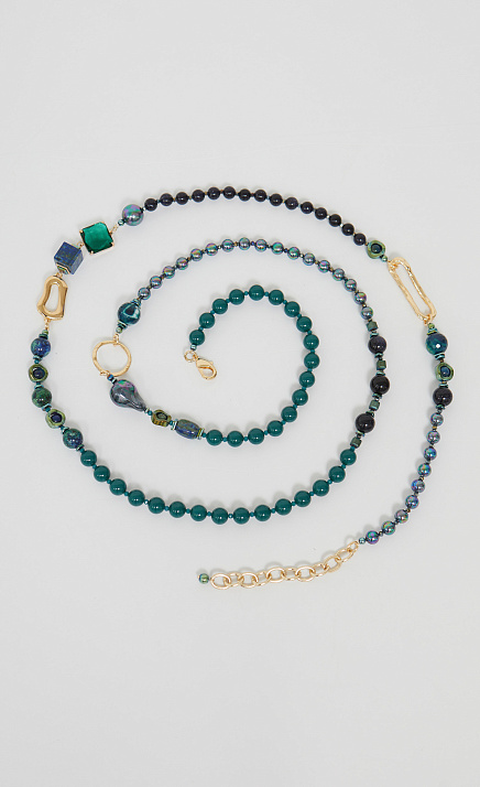  GRIOL. Колье Чернично-клубничная1 Синий 