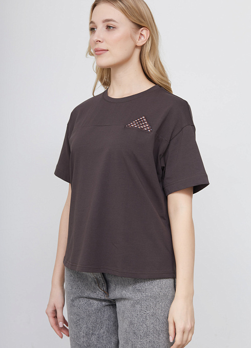 Джемпер жен. 310850ОТ.6_313.1100N шоколадный  (4)