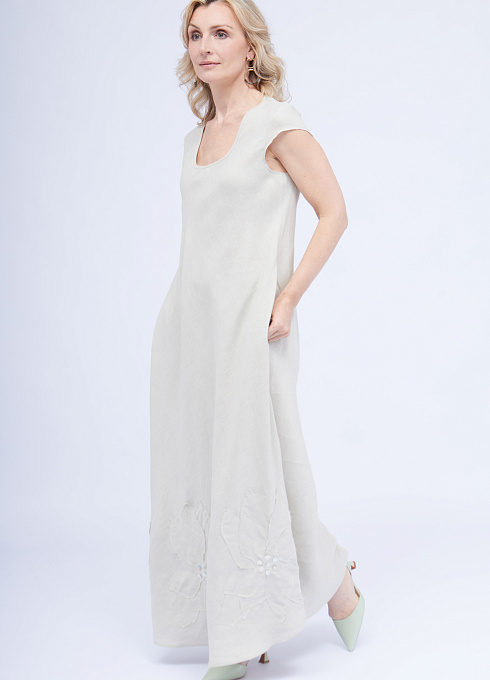  GRIOL. Платье жен. 360249.38312.5400N Зелёно-серый GRIOL