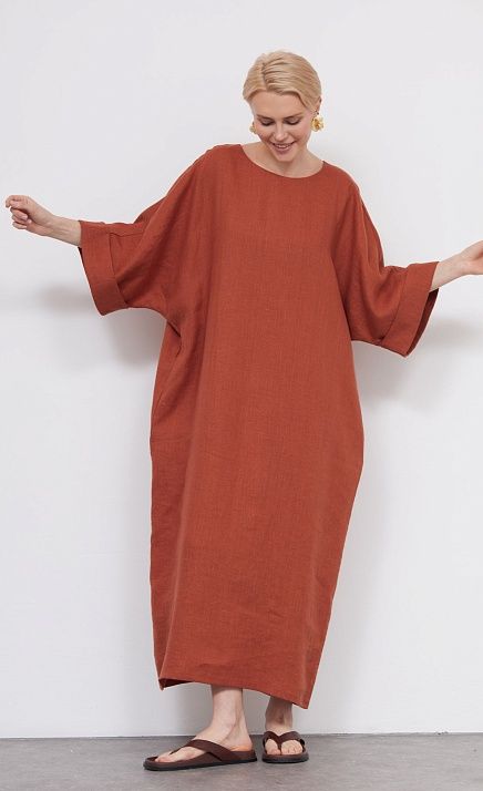  GRIOL. Платье жен. 360346.6_312.6100N Терракотовый 